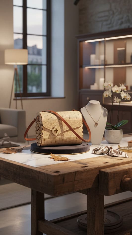 Arthur – handgefertigte Holztasche