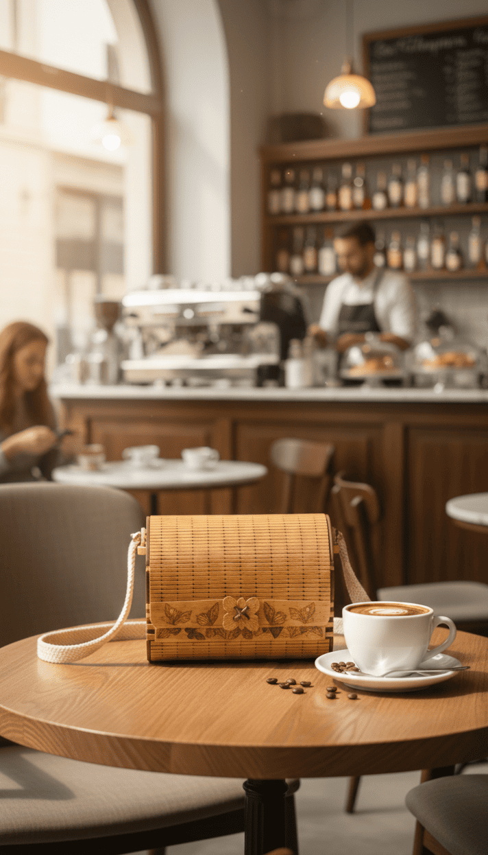 Arthur – handgefertigte Holztasche