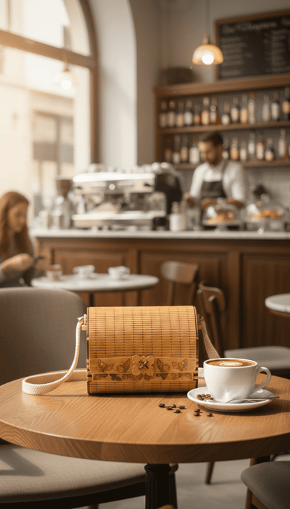 Arthur – handgefertigte Holztasche